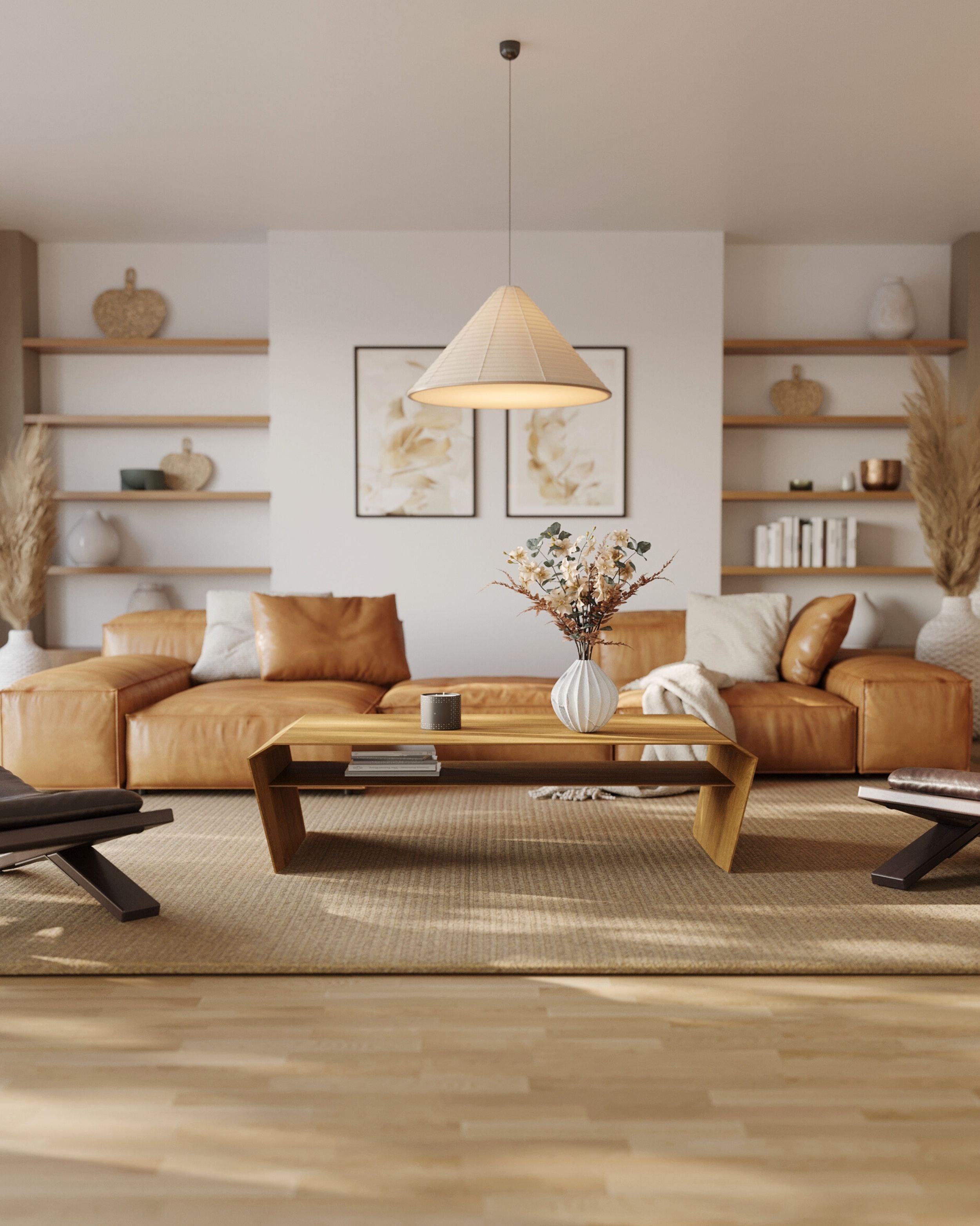 Couchtisch aus Massivholz