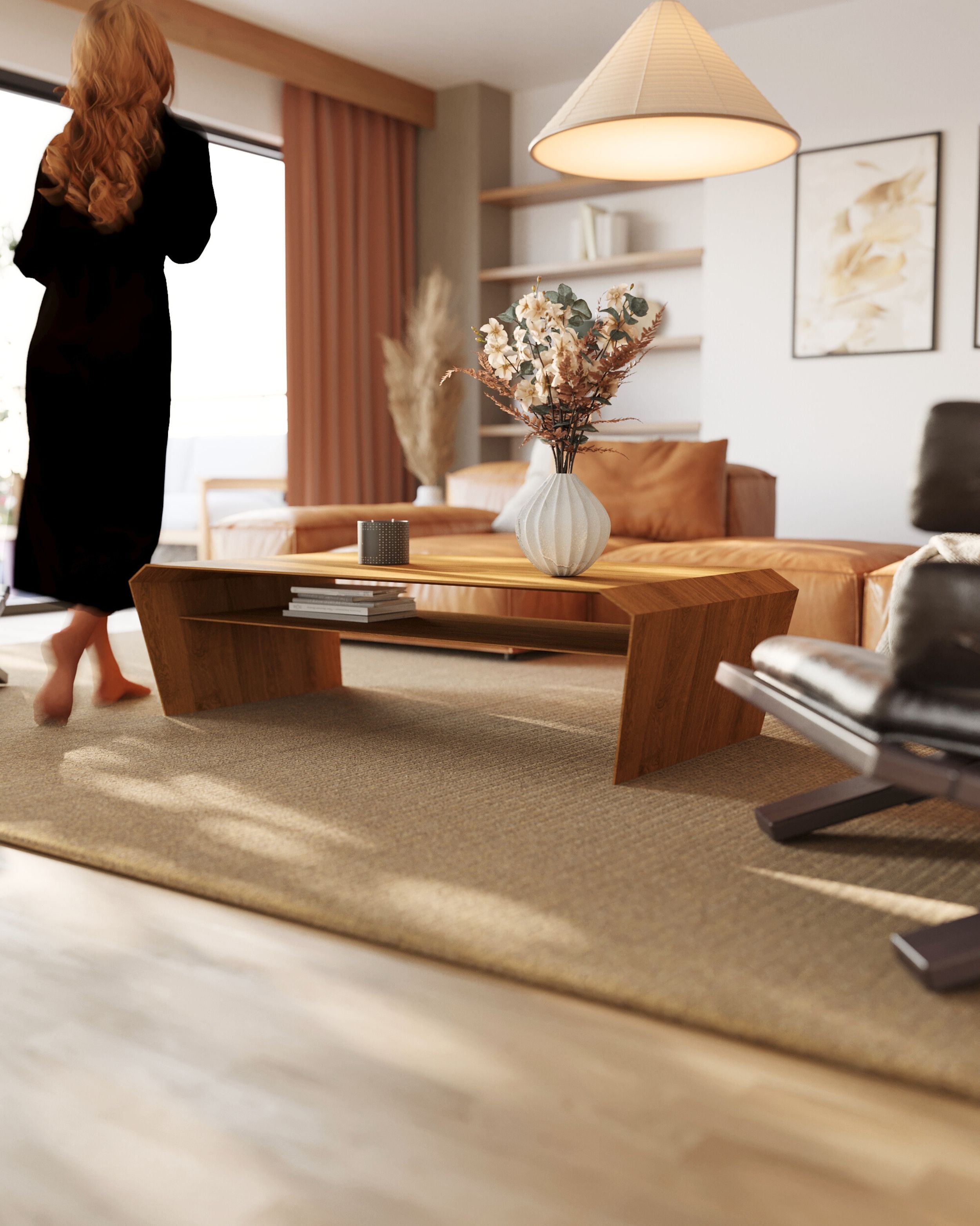 Couchtisch aus Massivholz