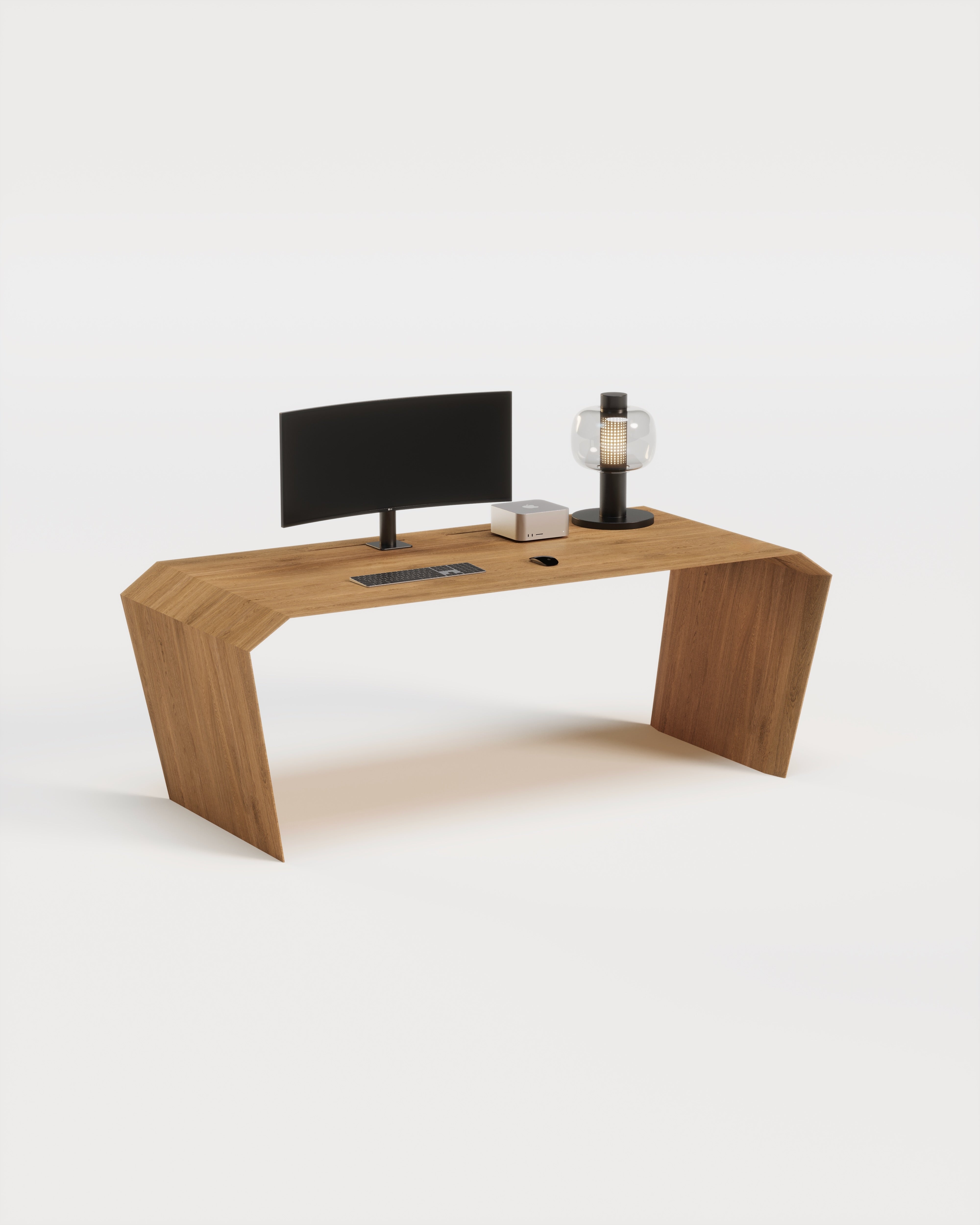 Schreibtisch aus Massivholz