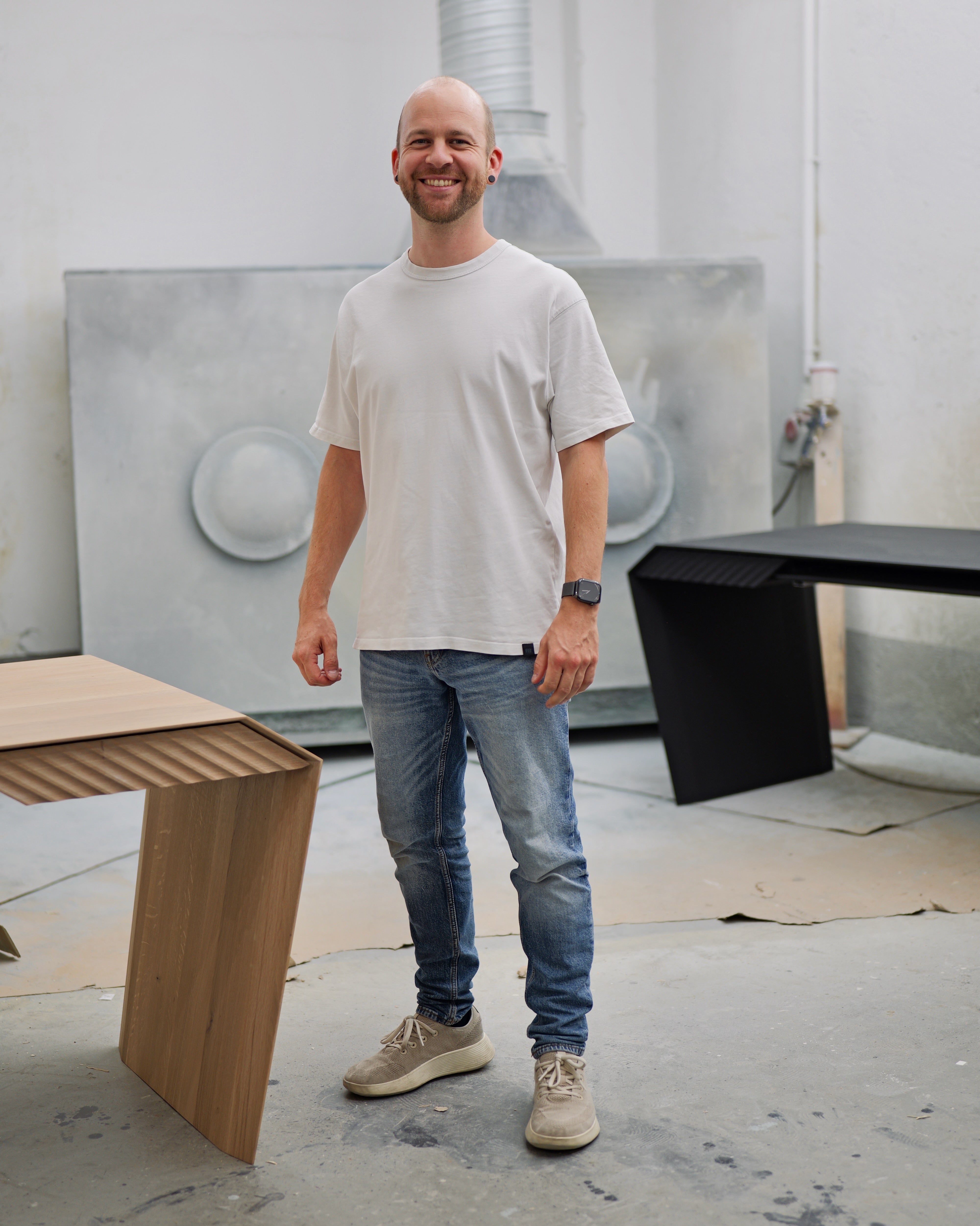 Philipp Strobel - Geschäftsführer der EDELHOLZ Manufaktur in der Werkstatt