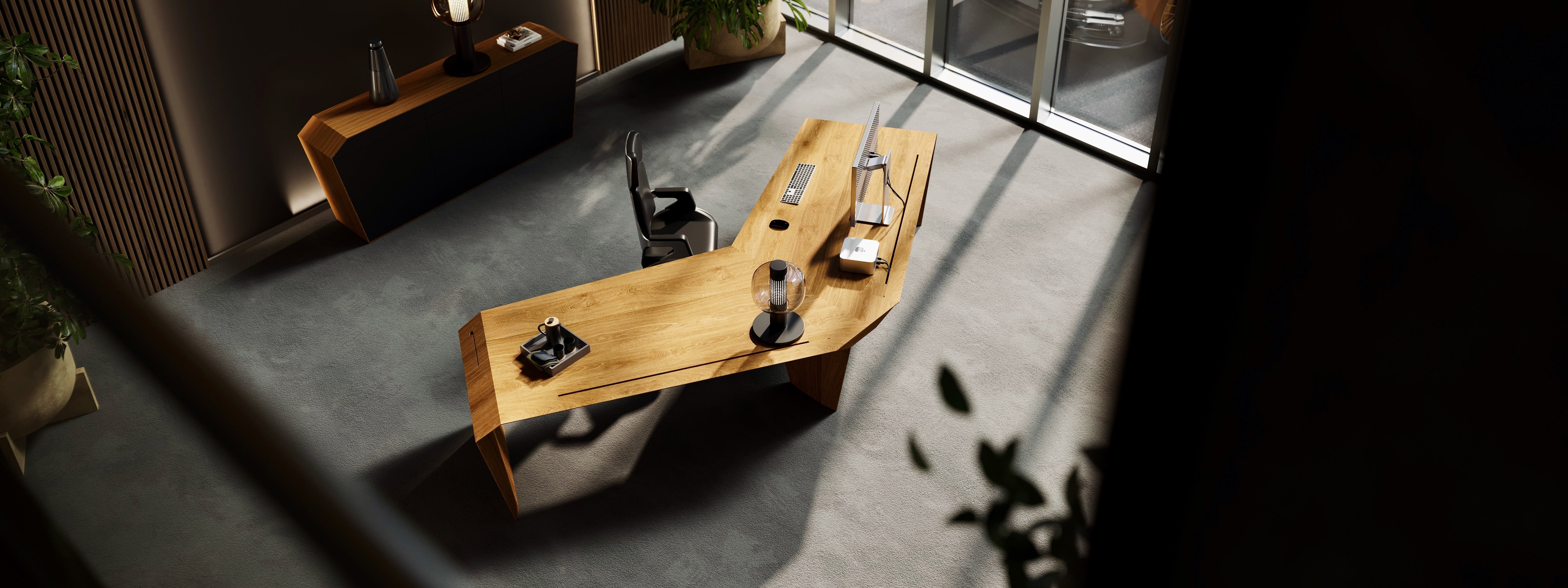 ArcPURE Eckschreibtisch für anspruchsvolle Executive Offices