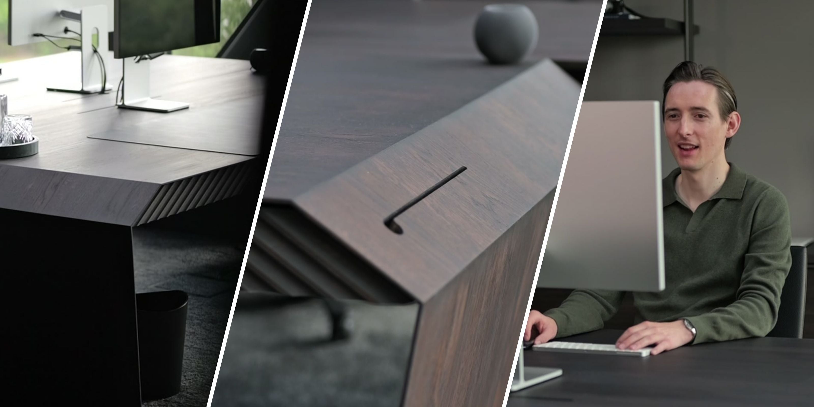 Martin & Klein Salzburg: DeskPRO 220×100 in Räuchereiche – Clean Desk Policy im Design Office