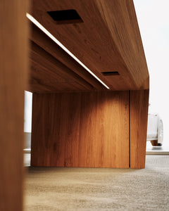 LED-Ambientbeleuchtung für EDELHOLZ Schreibtische