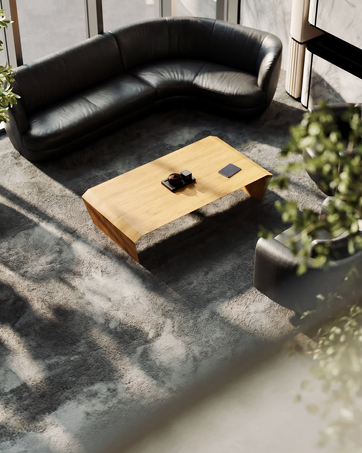 Couchtisch aus Massivholz
