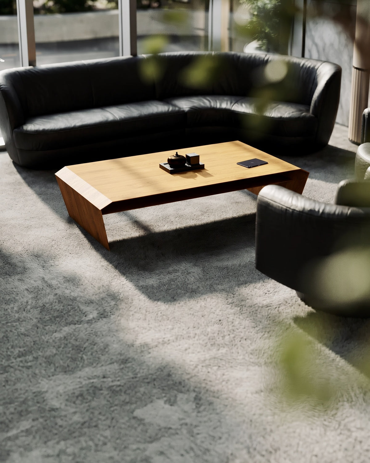 Couchtisch aus Massivholz