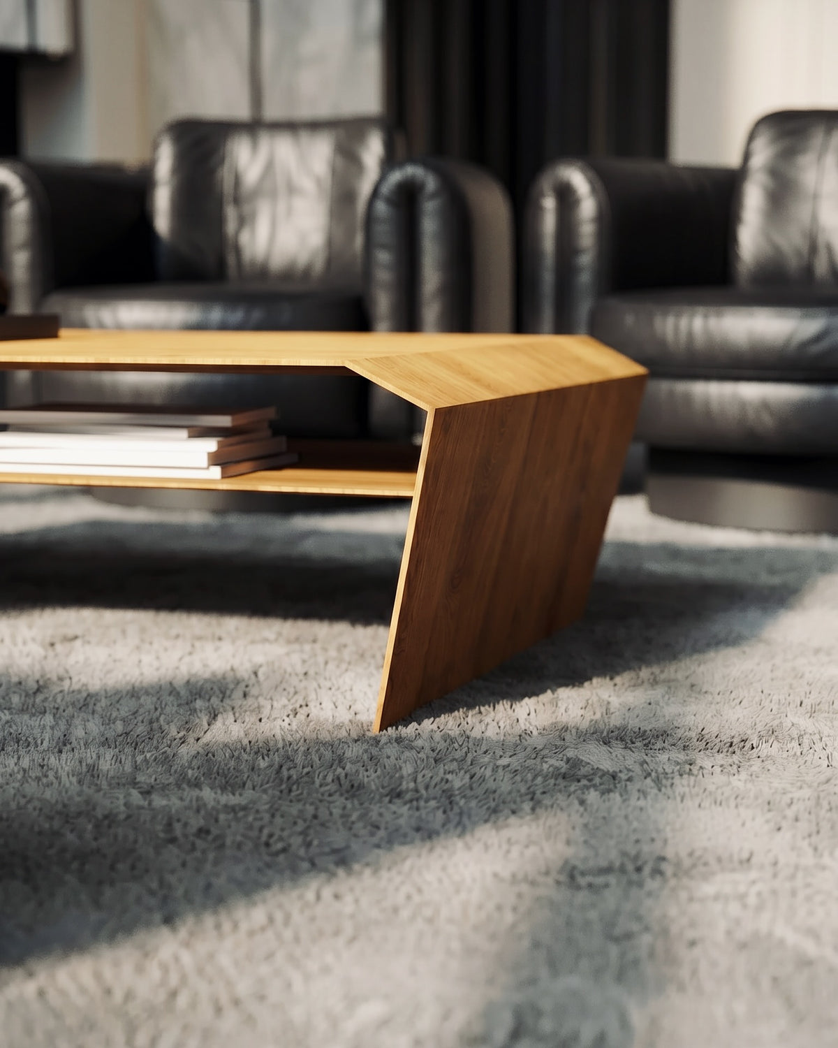 Couchtisch aus Massivholz