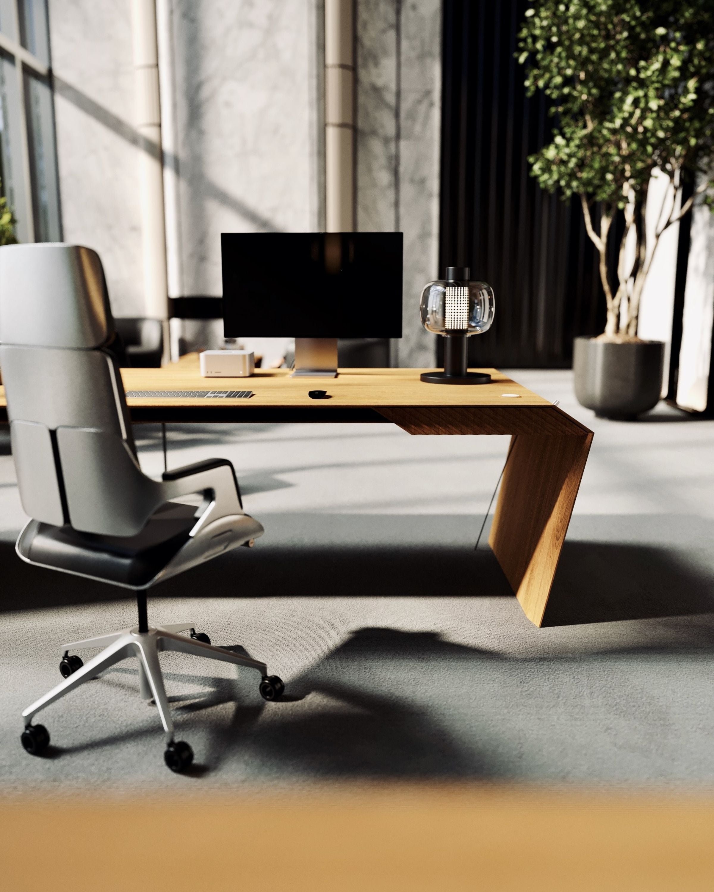 Interstuhl Silver — Chefsessel in Echtleder