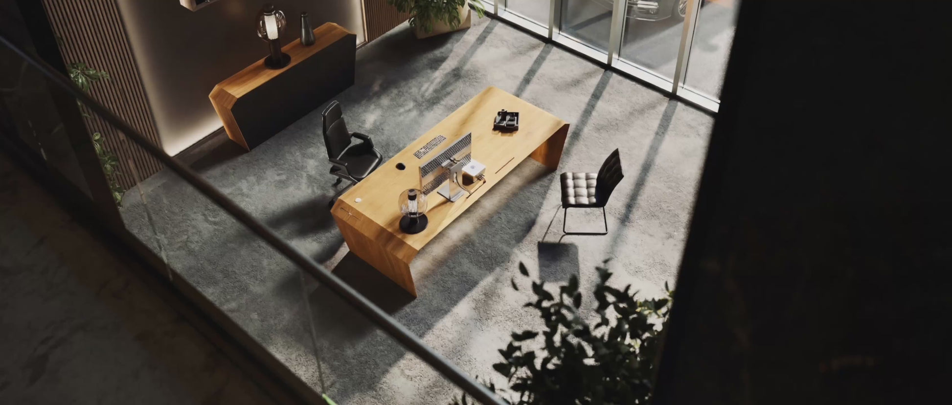 Hero-Video von EDELHOLZ – maßgefertigte Designer-Schreibtische aus Massivholz